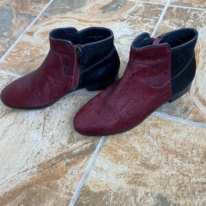 Vintage fur booties Rebecca minkoff